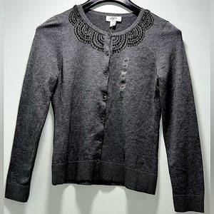 Ann Taylor LOFT women’s button up sweater size medium